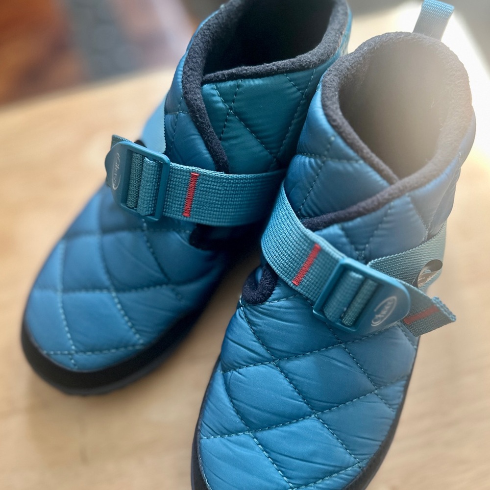 Chaco Teal Quilted Slip-On Bootie with Adjustable Strap Brand New, never worn! - Picture 3 of 8